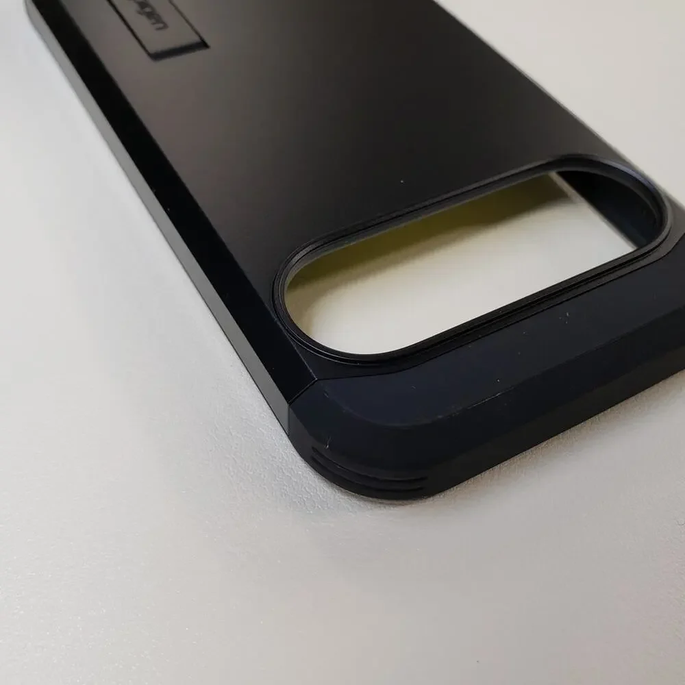 Spigen for Pixel 9 Case/Pixel 9 Pro Case Tough Armor with Kickstand. Black